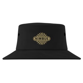 Bllehat med guld tryk