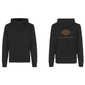 LIMITED EDITION  Hoodie med guld tryk p� ryg