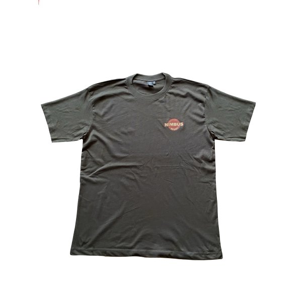 T-shirt mrk grn ( olive ) med Sport logo 8-10 &aring;r
