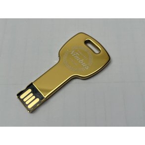 Tegnings st p 8 GB usb pen med laser graveret DNT logo p begge sider