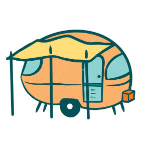 Campingvognsplads minus fortelt og eksklusiv str�m