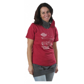 Dame T-shirt  Lys rd