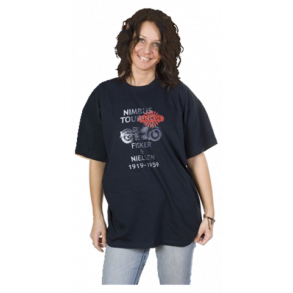 T-shirt, bl brne strrelse